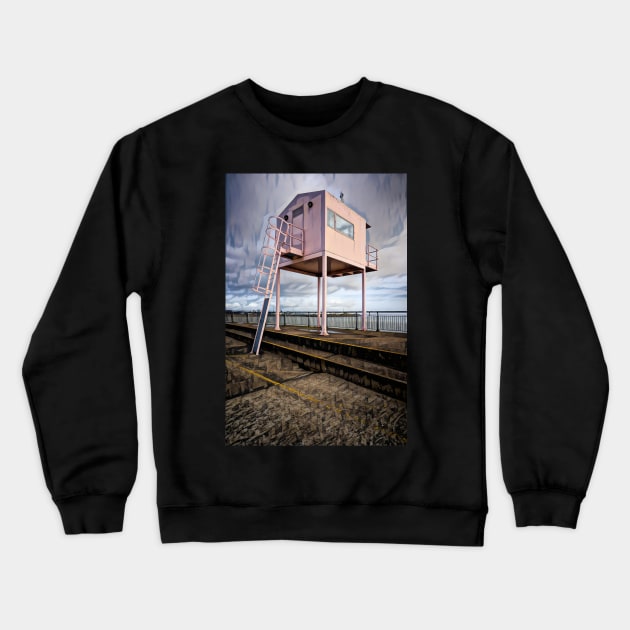 Lookout#1 Crewneck Sweatshirt by RJDowns